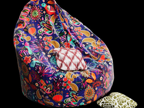 Bag chair 3D 모델