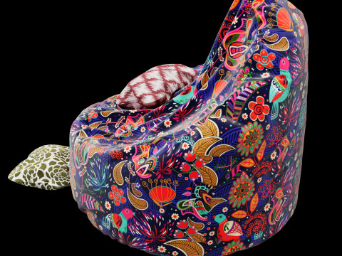 Bag chair 3D 모델