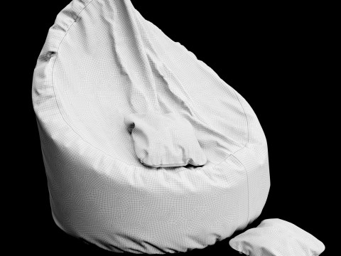 Bag chair 3D 모델