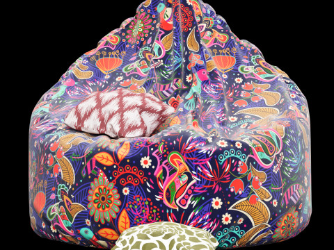 Bag chair 3D 모델
