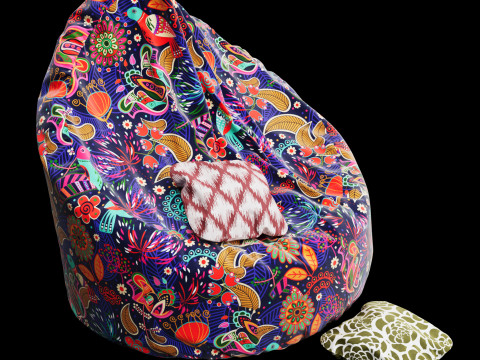 Bag chair 3D 모델