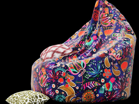 Bag chair 3D 모델