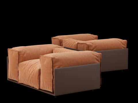 Nowoczesne krzesło 7 Model 3D