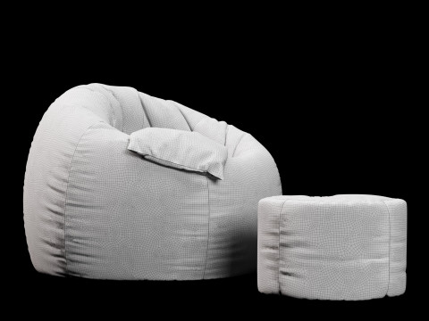 Bag chair 2 Model 3D