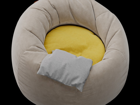 Bag chair 2 Model 3D