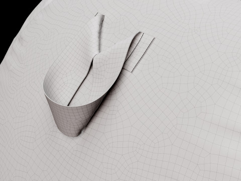 Bag chair 2 Model 3D