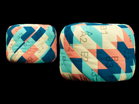 POuf 8 3D 模型