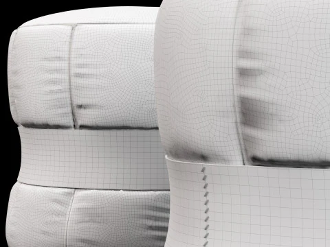 Пуф 7 3D Модель