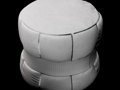 Пуф 7 3D Модель