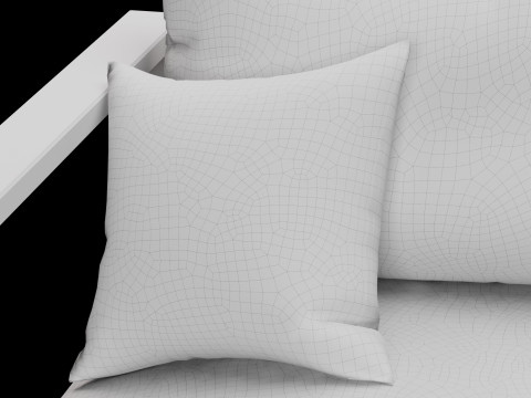 Chair street furniture 3D Model