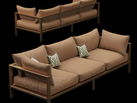 Bank buitenmeubilair 3D Model