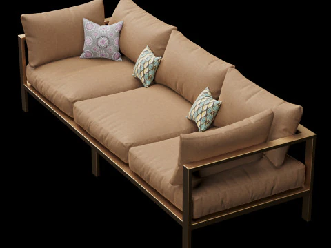 Sofa outdoor furniture 3D Model