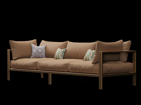 Sofa outdoor furniture 3D Model