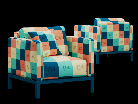Outdoor chair 2 3D Model