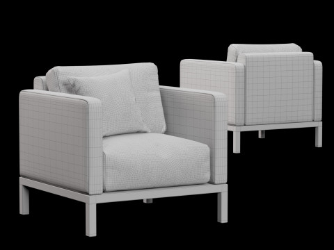 Outdoor chair 2 3D Model