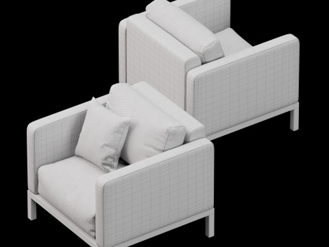 Outdoor chair 2 3D Model
