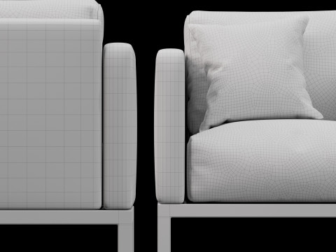 Outdoor chair 2 3D Model