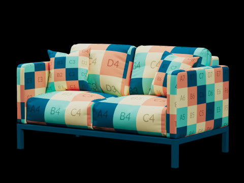 Outdoor sofa 2 3Dモデル
