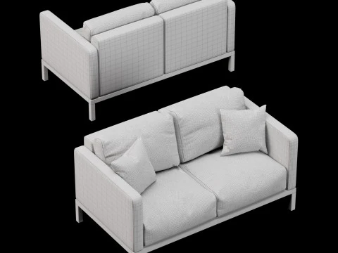 アウトドアソファ2 3Dモデル