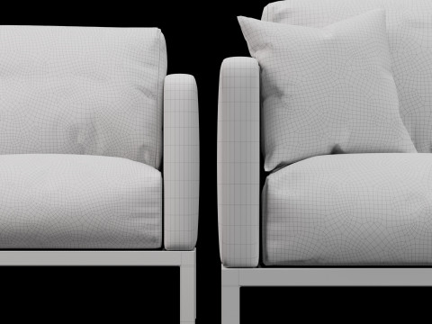 Outdoor sofa 2 3Dモデル