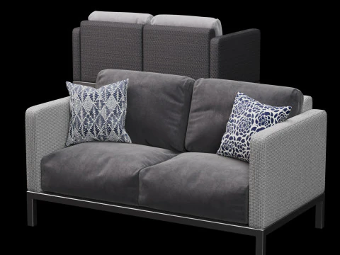 アウトドアソファ2 3Dモデル