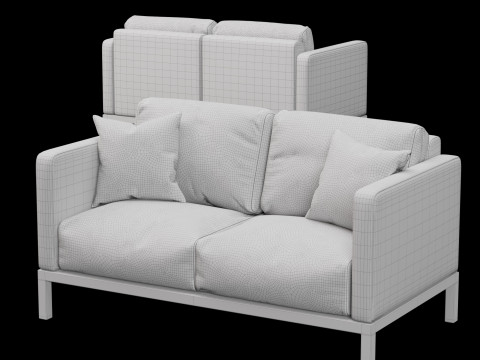 Outdoor sofa 2 3Dモデル