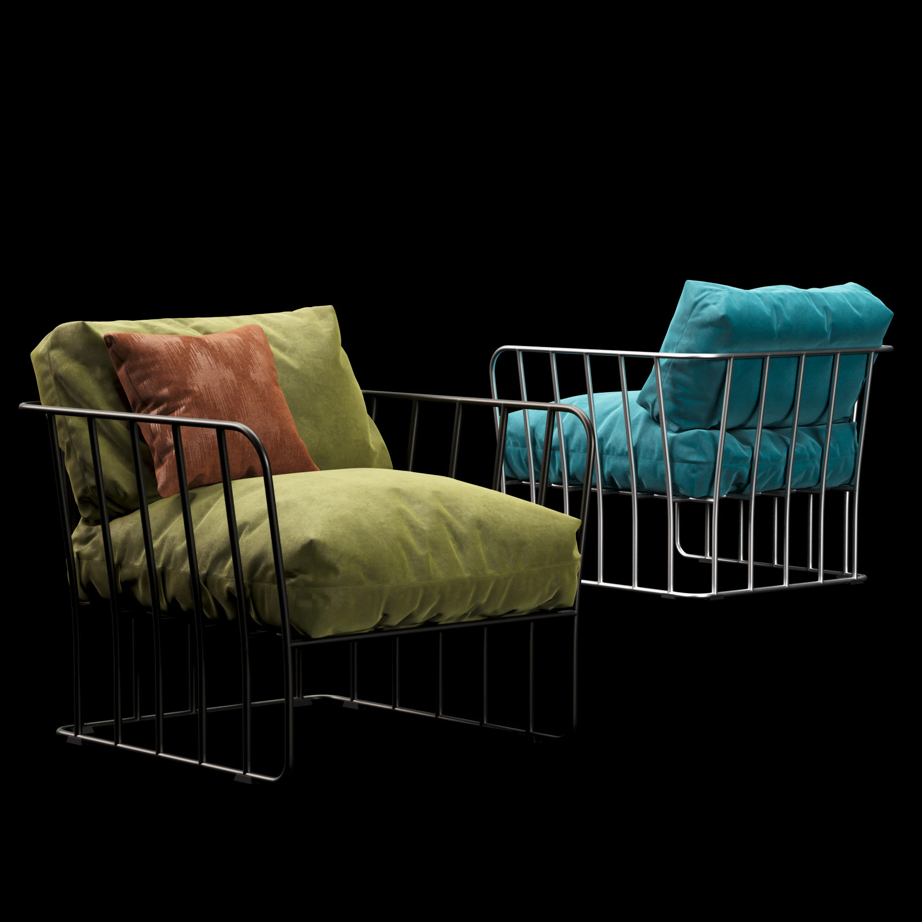 アウトドアチェア3 3Dモデル .c4d .max .obj .3ds .fbx .stl .blend 