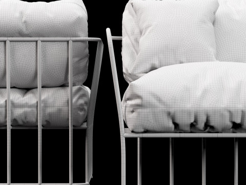 Outdoor chair 3 3Dモデル