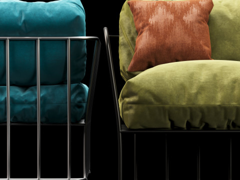 Outdoor chair 3 3Dモデル