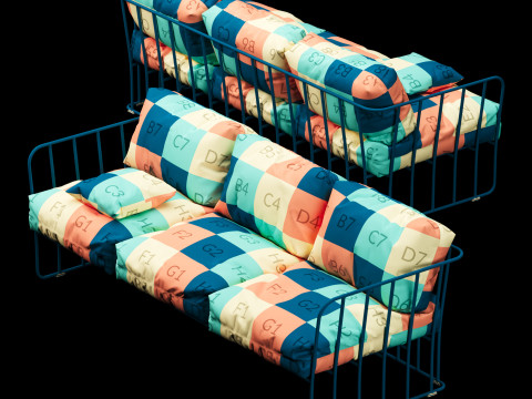 Outdoor sofa 3 Modello 3D