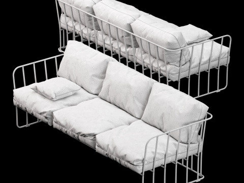 Outdoor sofa 3 Modello 3D