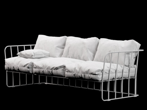 Outdoor sofa 3 Modello 3D