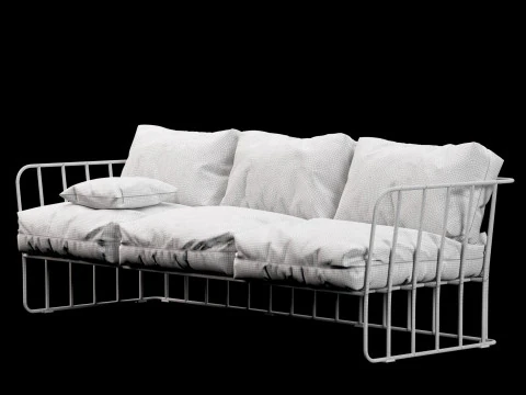 Outdoor sofa 3 3D Model