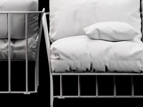 Outdoor sofa 3 Modello 3D