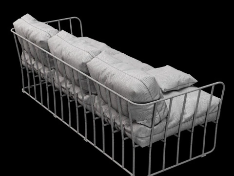 Outdoor sofa 3 3D Model