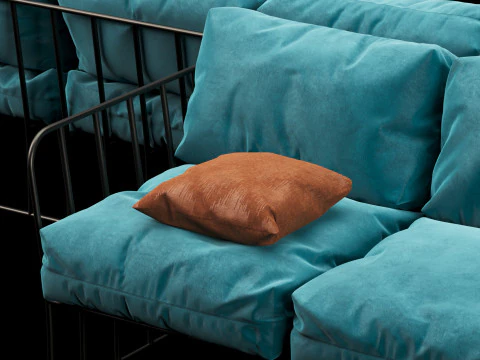 Outdoor sofa 3 3D Model