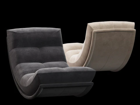 ラウンジチェア 3Dモデル