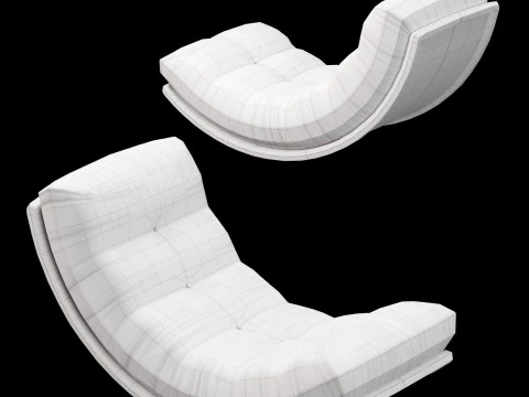 ラウンジチェア 3Dモデル