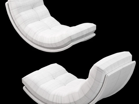 ラウンジチェア 3Dモデル