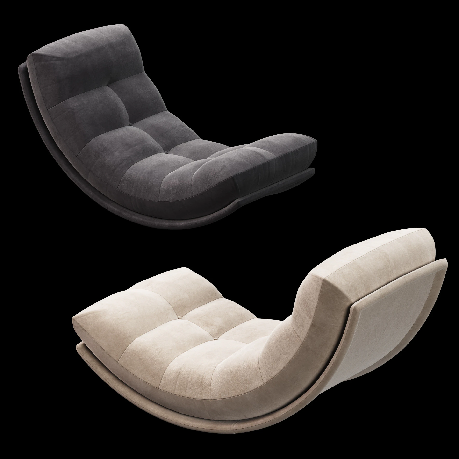 ラウンジチェア 3Dモデル .c4d .max .obj .3ds .fbx .stl .blend 