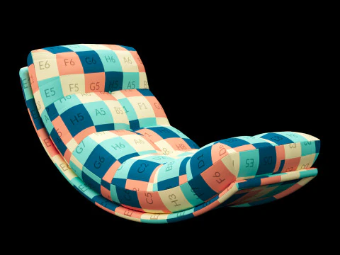 ラウンジチェア 3Dモデル