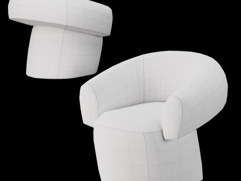 Lounge chair 2 3Dモデル