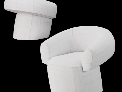 Lounge chair 2 3D Model