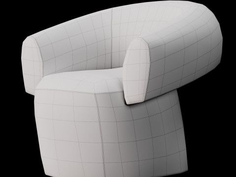 Lounge chair 2 3Dモデル