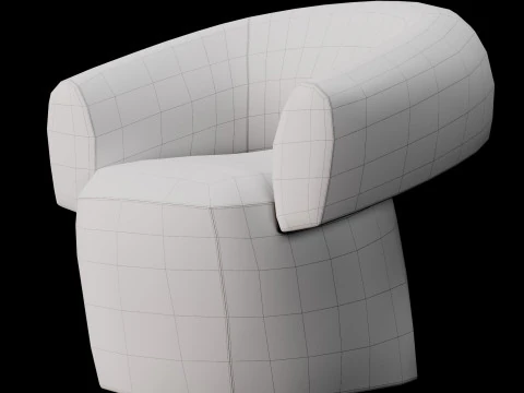 Lounge chair 2 3D Model