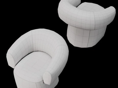 Lounge chair 2 3D Model