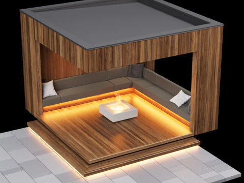 Pergola 1 3D Model