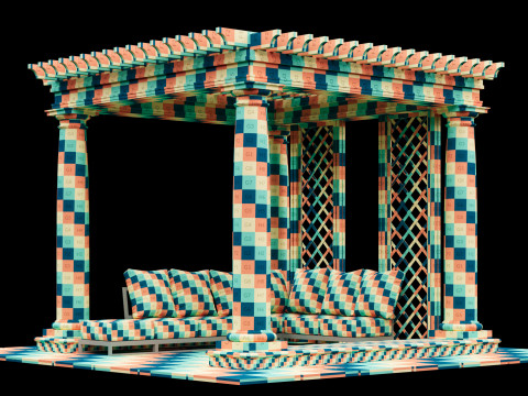 Pergola 2 Modello 3D