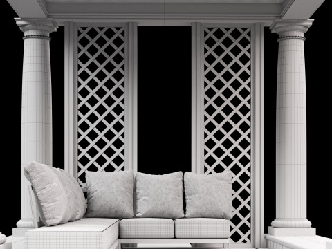 Pergola 2 Modello 3D