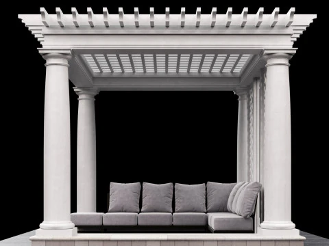 パーゴラ 2 3Dモデル